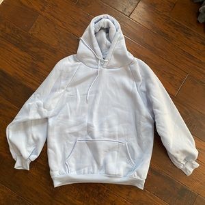 LIGHT BLUE OVERSIZED HOODIE